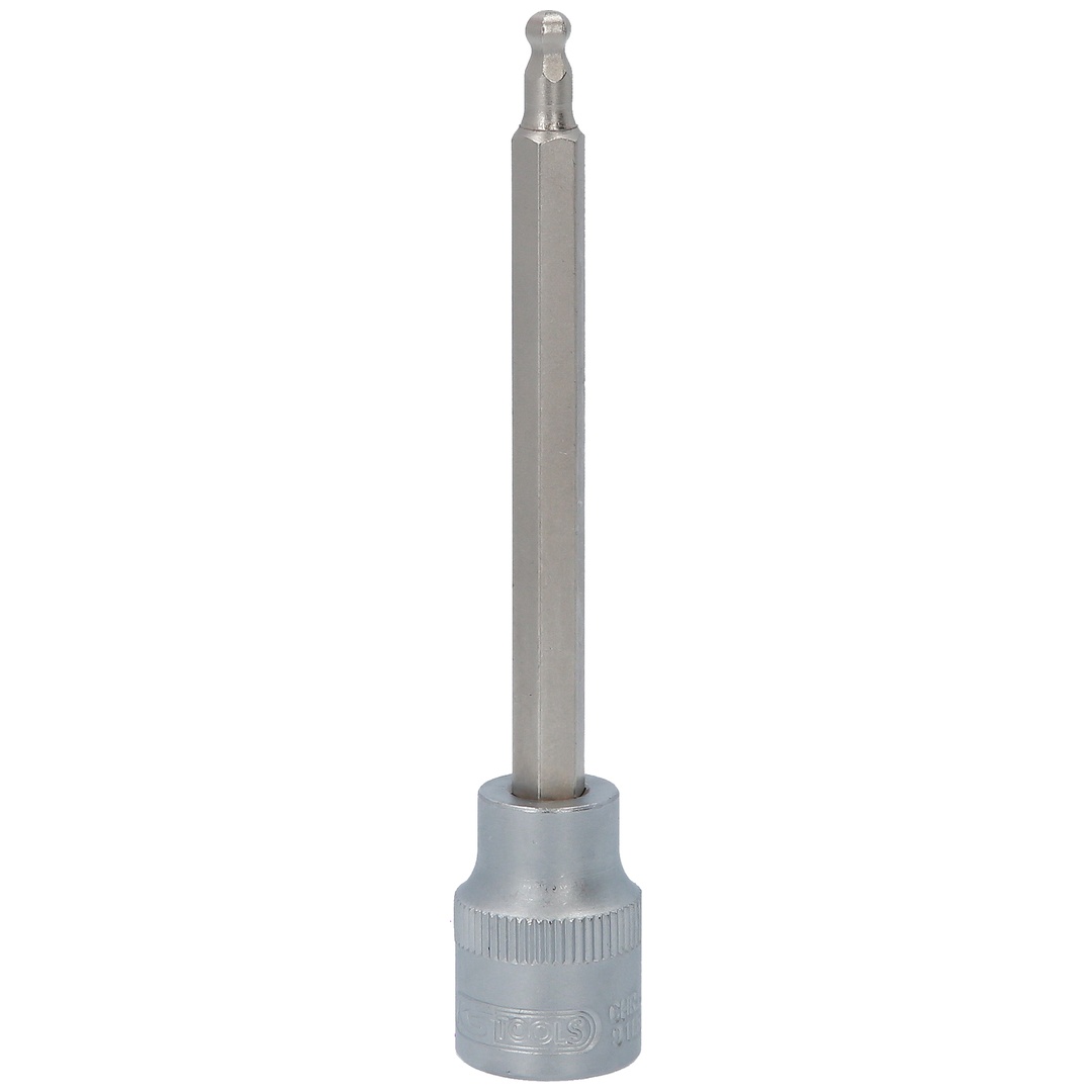KS Tools 3/8 Bit-Stecknuss Innensechskant mit Kugelkopf, lang, 4 mm