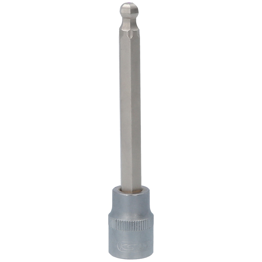 KS Tools 3/8 Bit-Stecknuss Innensechskant mit Kugelkopf, lang, 7 mm