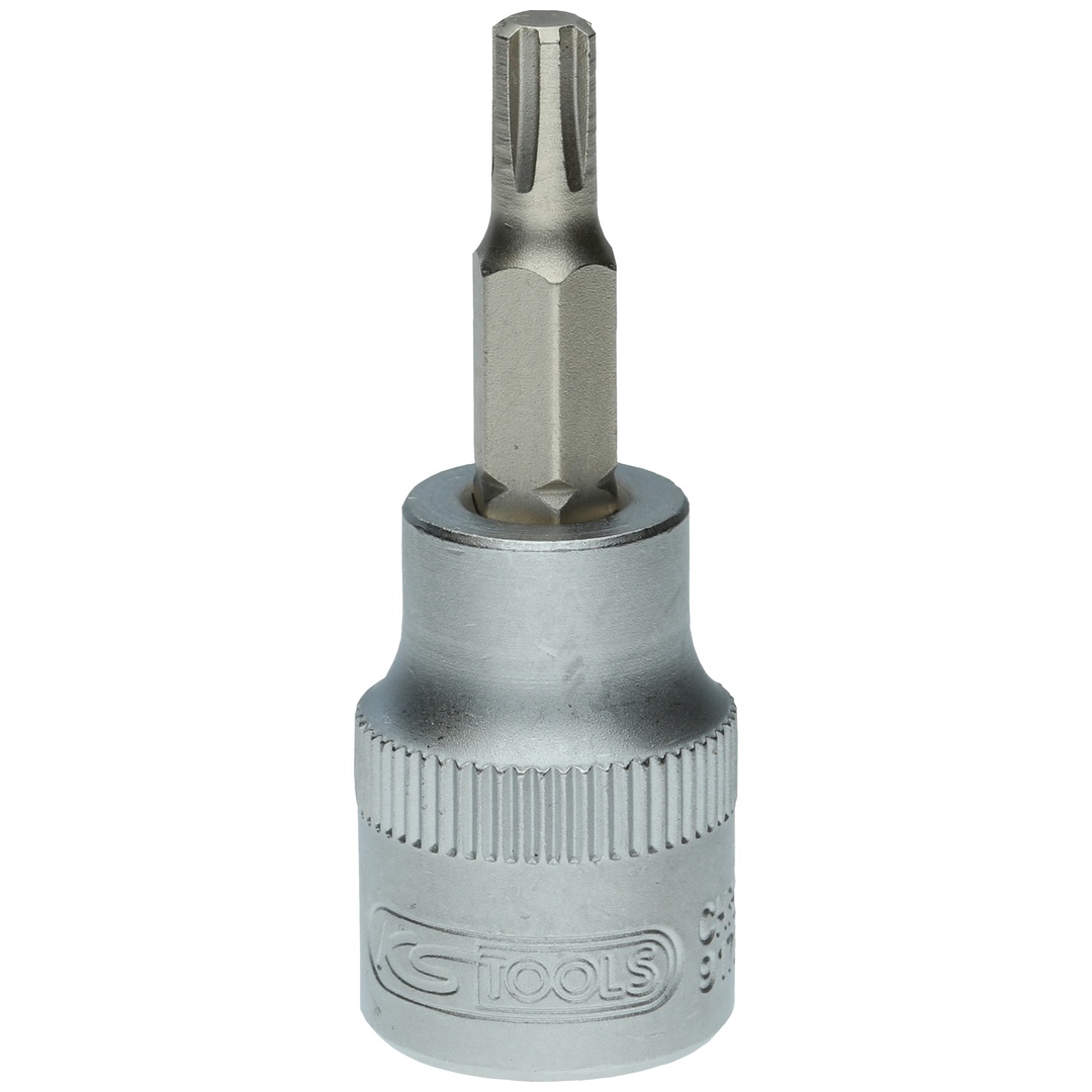 KS Tools 3/8 Bit-Stecknuss für RIBE-Schrauben, M5, Länge 48 mm