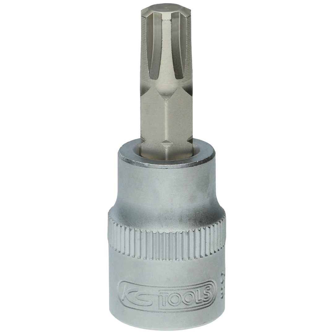 KS Tools 3/8 Bit-Stecknuss für RIBE-Schrauben, M8, Länge 48 mm