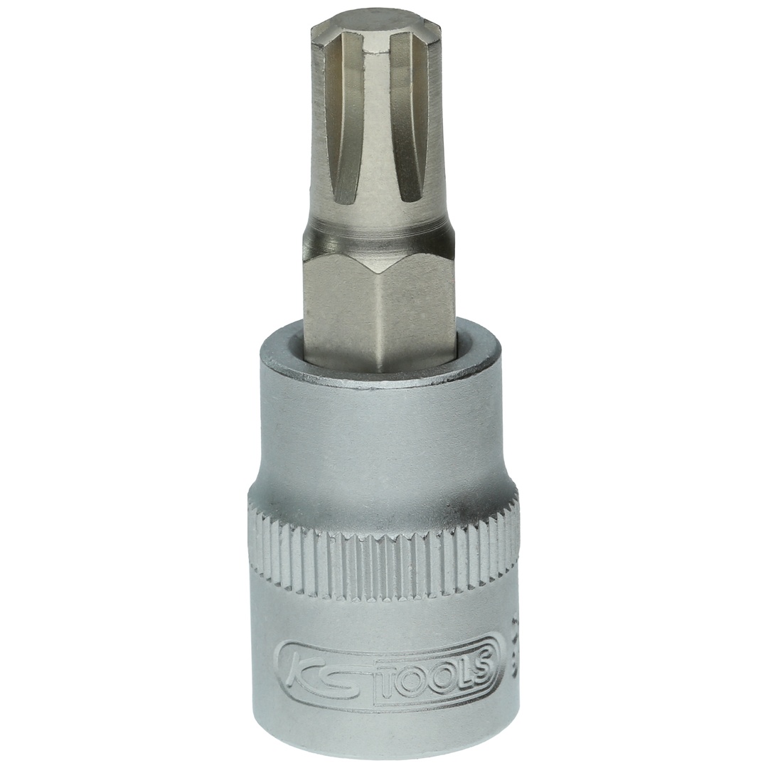 KS Tools 3/8 Bit-Stecknuss für RIBE-Schrauben, M9, Länge 48 mm