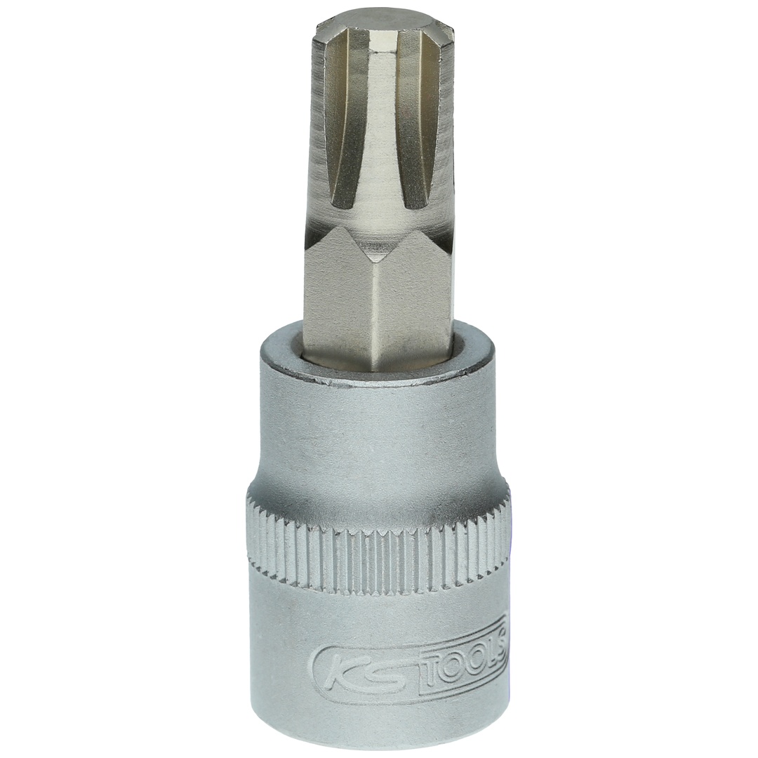 KS Tools 3/8 Bit-Stecknuss für RIBE-Schrauben, M10, Länge 48 mm