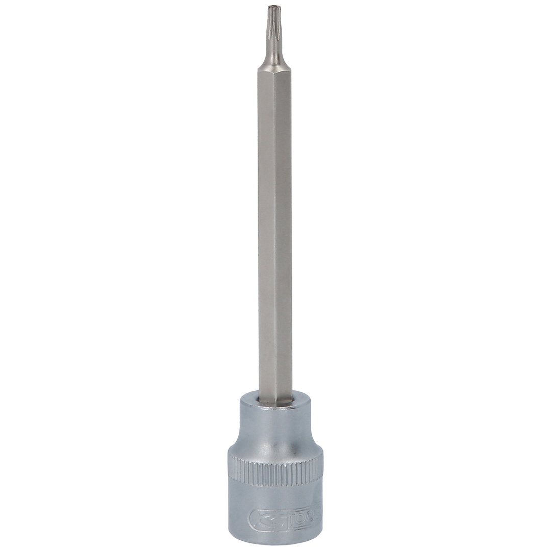 KS Tools 3/8 Bit-Stecknuss TX mit Stirnlochbohrung, lang, TB10