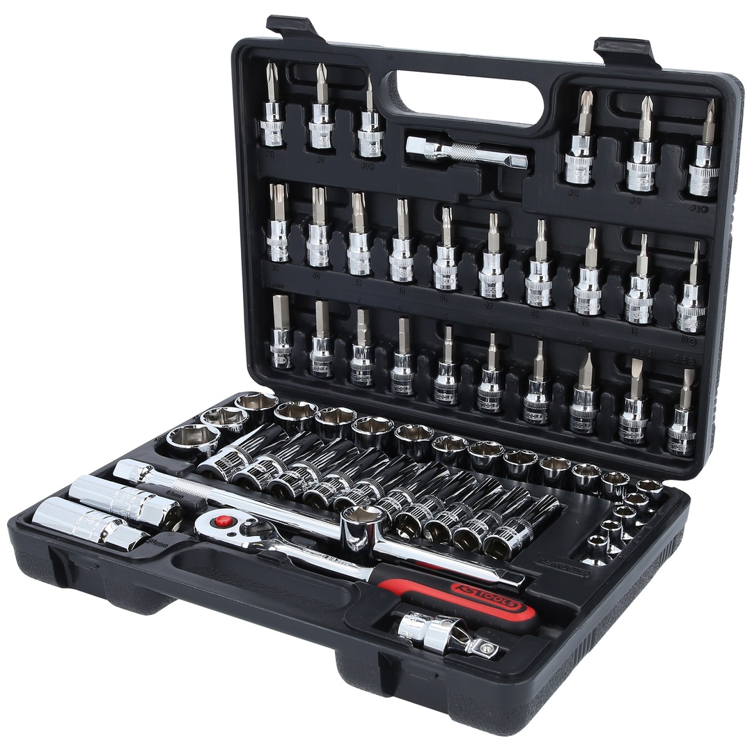 KS Tools 3/8 CHROMEplus Steckschlüssel-Satz, 61-tlg