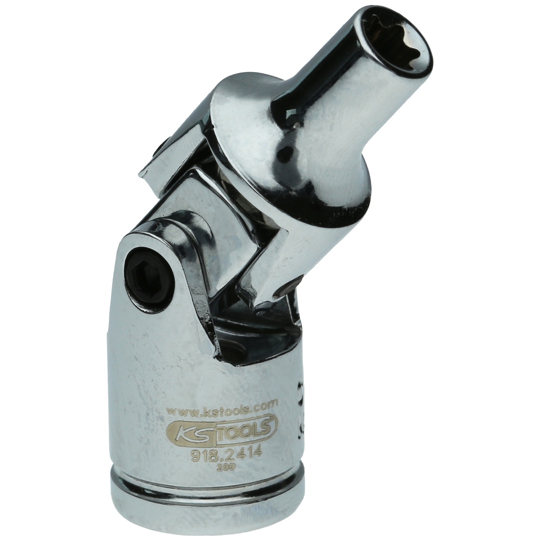 KS Tools 1/4 TX-E-Stecknuss mit Gelenk, E5