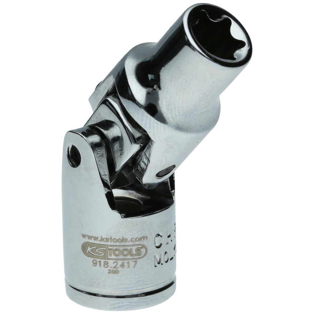 KS Tools 1/4 TX-E-Stecknuss mit Gelenk, E8
