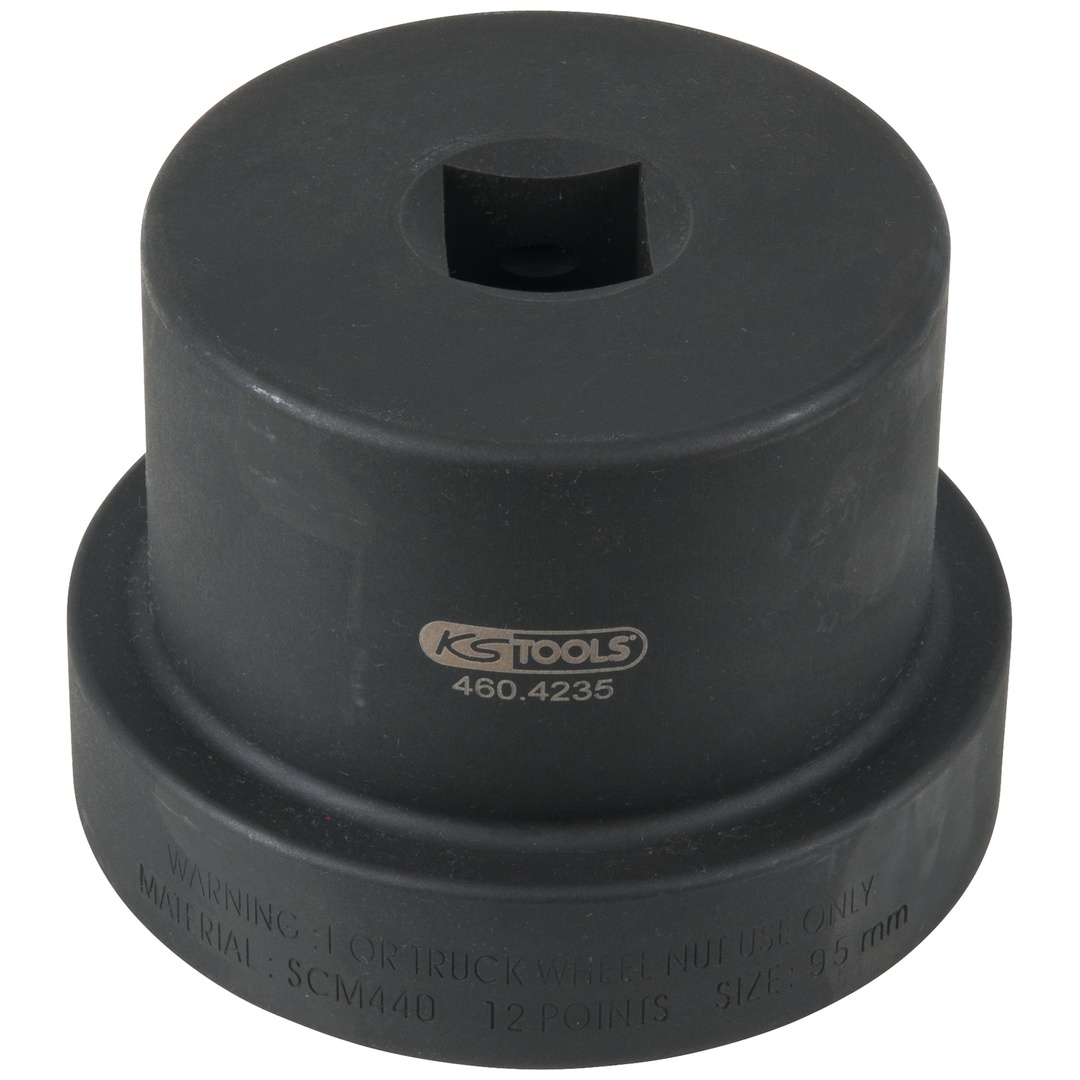 KS Tools 1 Achsmuttern-Schlüssel mit Führungsbund, 12-kant, 95 mm