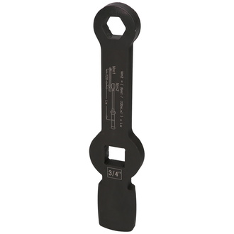 KS Tools 3/4" Schlag-Sechskant-Schlüssel mit 2 Schlagflächen, 24 mm