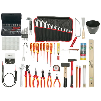 KS Tools Premium Elektriker-Werkzeugkoffer, Nylontasche, 132-tlg.