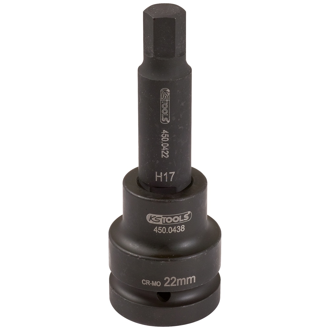 KS Tools 3/4 Kraft-Bit-Stecknuss Innensechskant lang, 24 mm