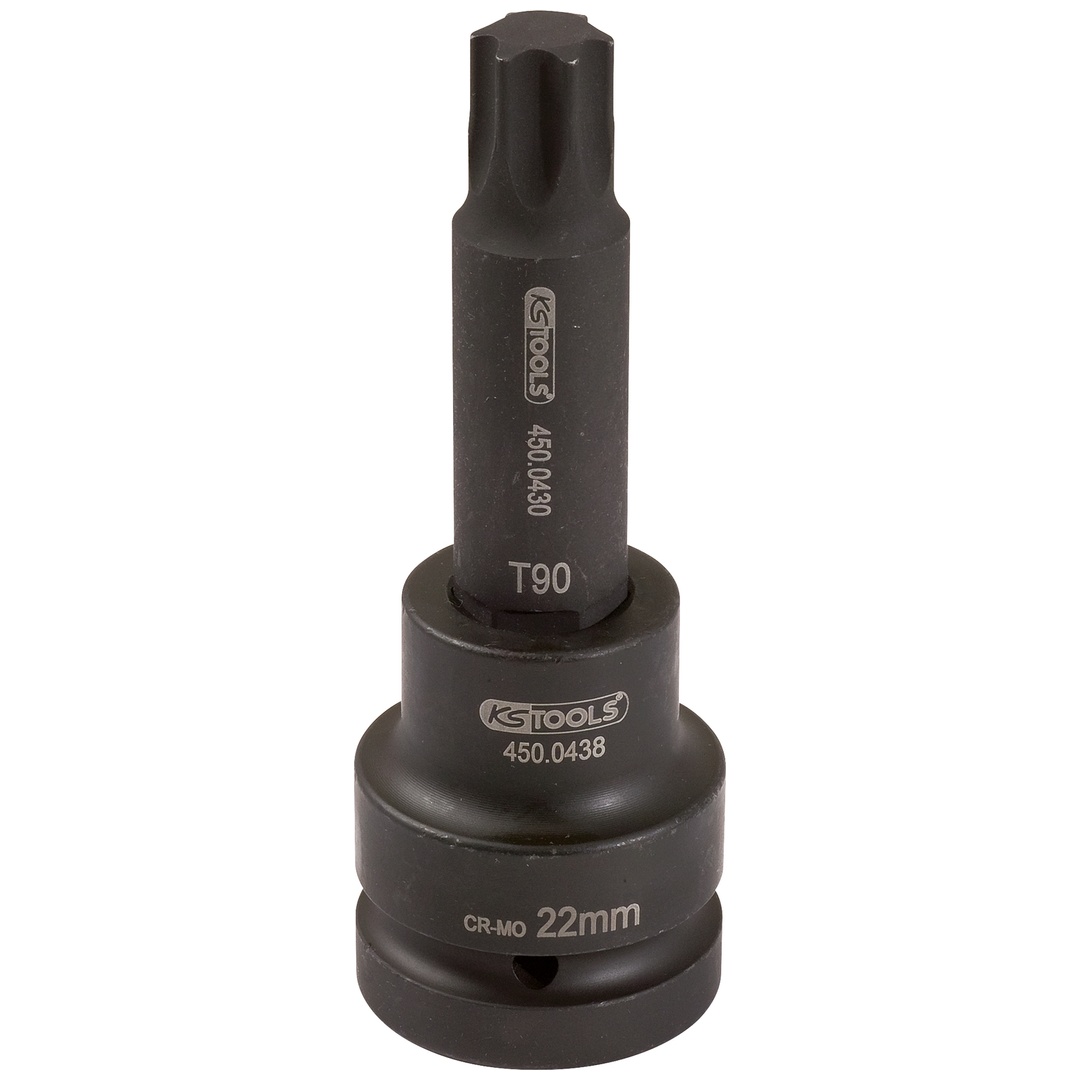 KS Tools 1 Kraft-Bit-Stecknuss TX, lang, T100