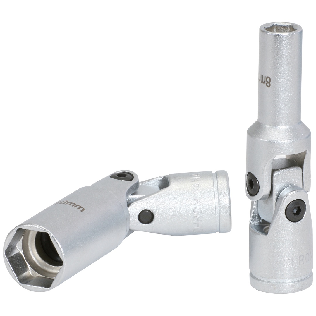 KS Tools 3/8 Glühkerzen-Gelenknüsse, kurz, 75 mm, 12 mm