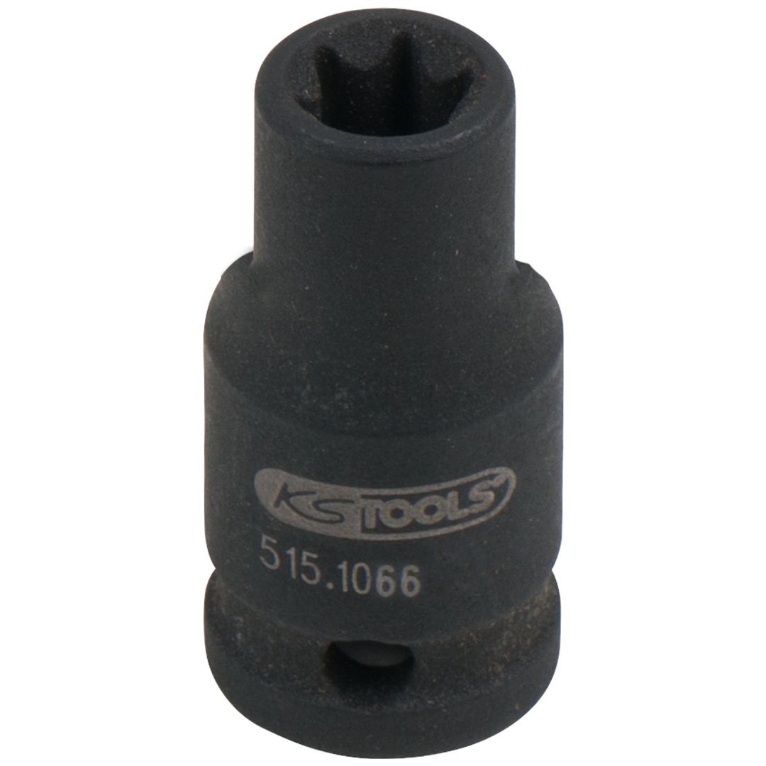 KS Tools 1/4 TX-E-Kraft-Stecknuss, kurz, E6