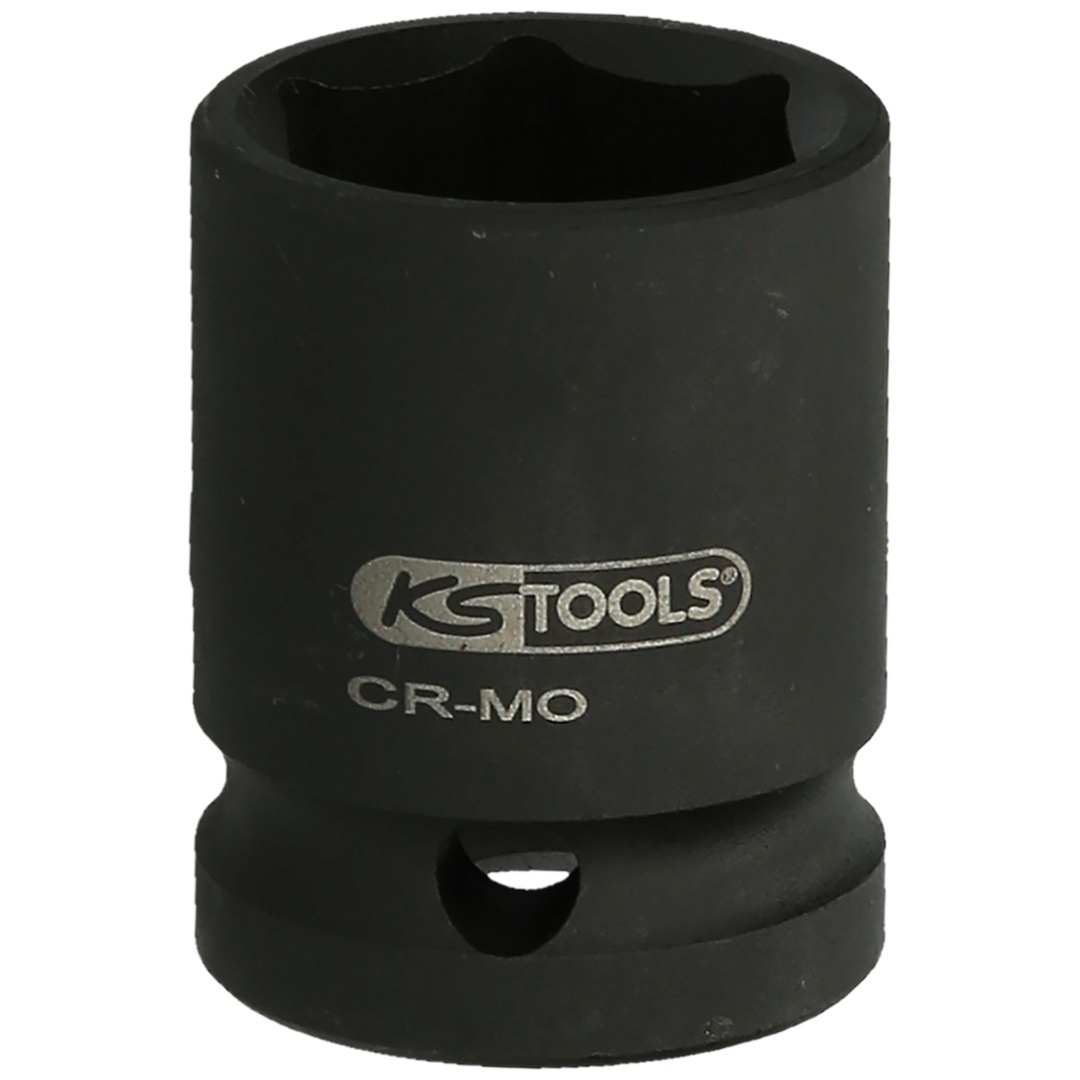 KS Tools 1 Sechskant-Kraft-Stecknuss, kurz, 65 mm
