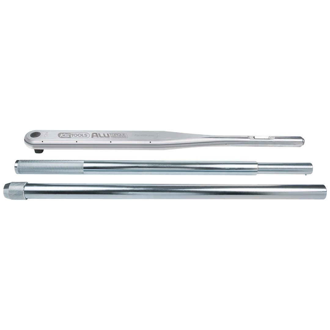 KS Tools 1ALUTORQUEprecision-Drehmomentschlüssel, 750-2000 Nm, Rechts-Linksanzug, Doppelvierkant p618150