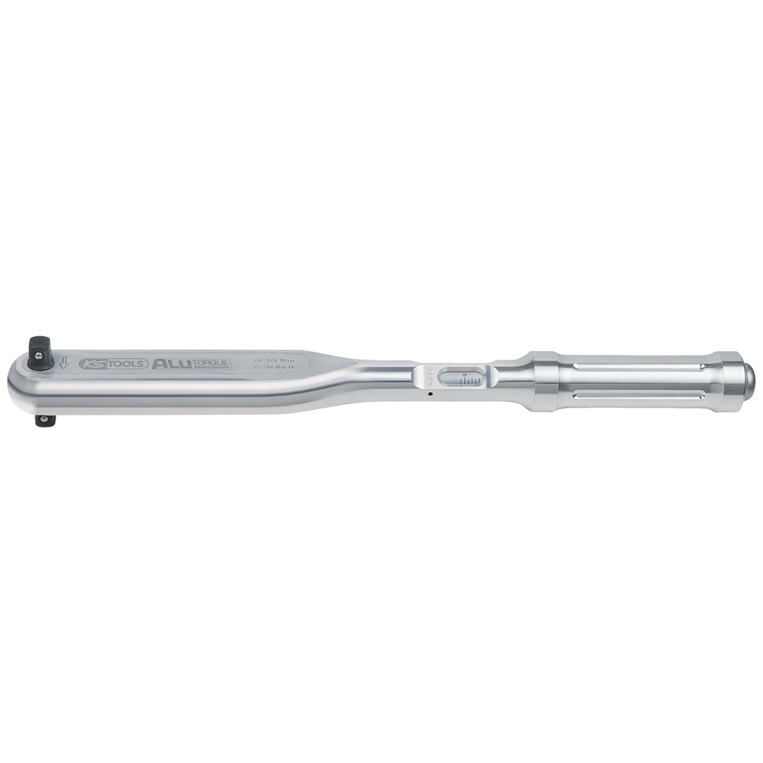 KS Tools 1/2ALUTORQUEprecision-Drehmomentschlüssel, 20-120 Nm, Rechts-Linksanzug, Doppelvierkant p618131