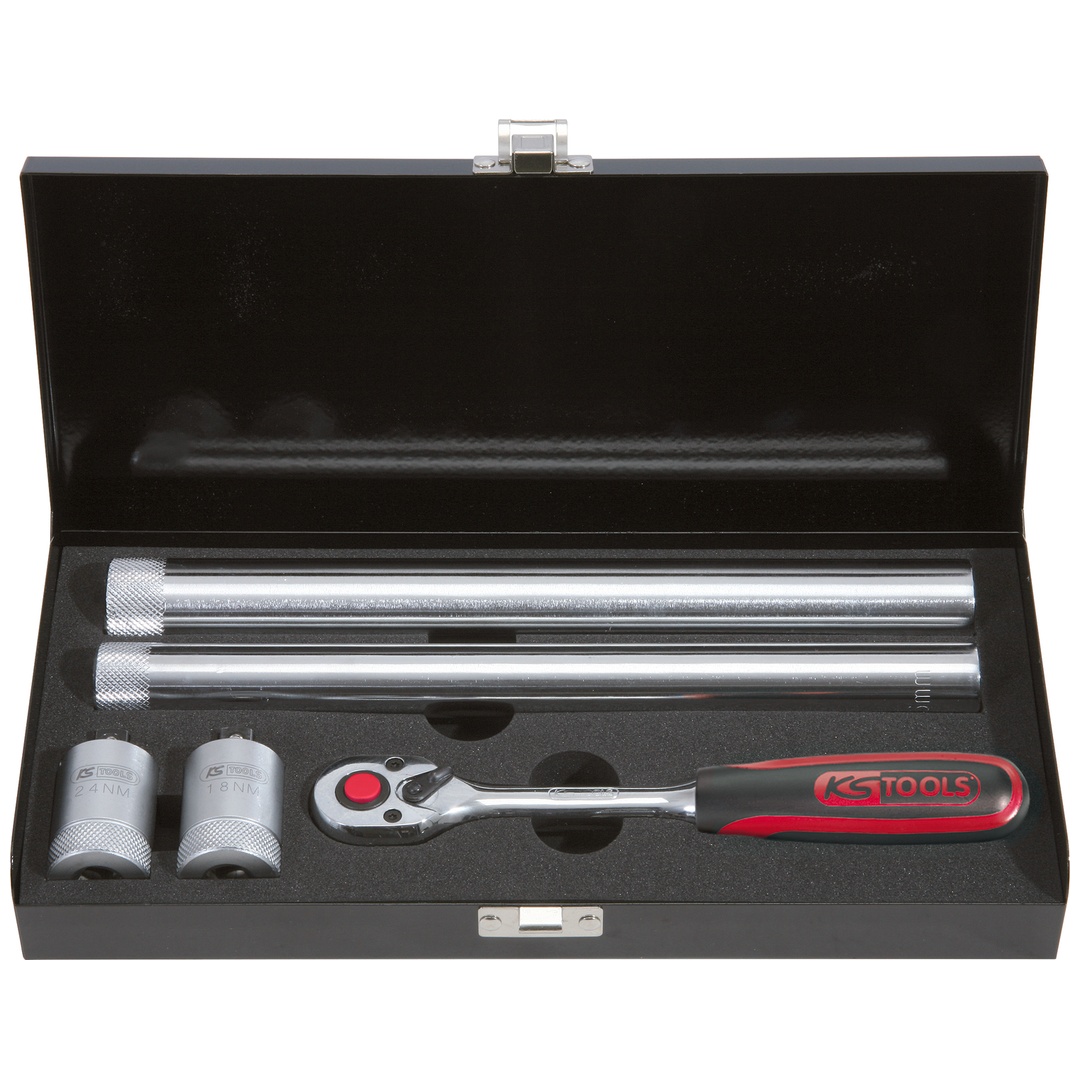 KS Tools 3/8 Drehmoment-Zündkerzen-Einschraubwerkzeug-Satz, 5-tlg