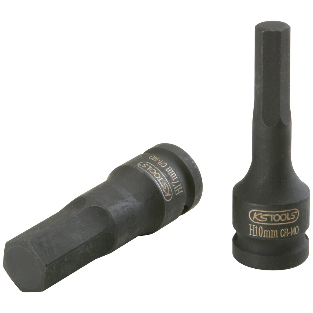 KS Tools 1/2 Kraft-Bit-Stecknuss Innensechskant, 19 mm