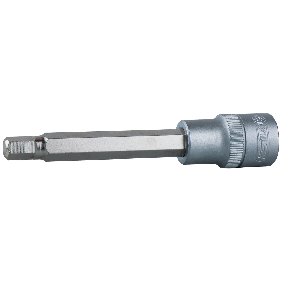 KS Tools 1/2 Bit-Stecknuss Innensechskant, lang, 4 mm