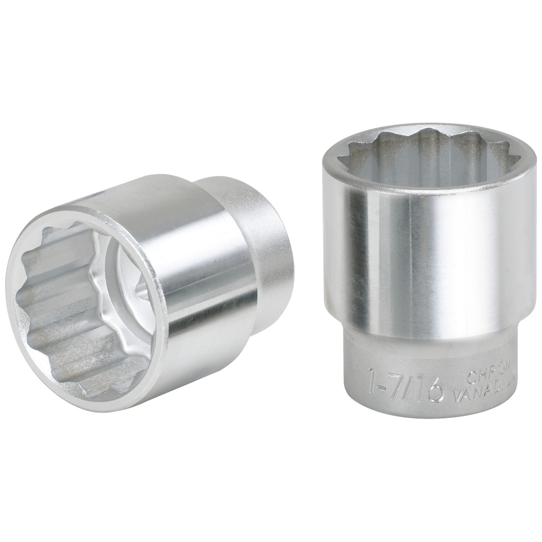 KS Tools 1 12-kant-Stecknuss, kurz, 58 mm