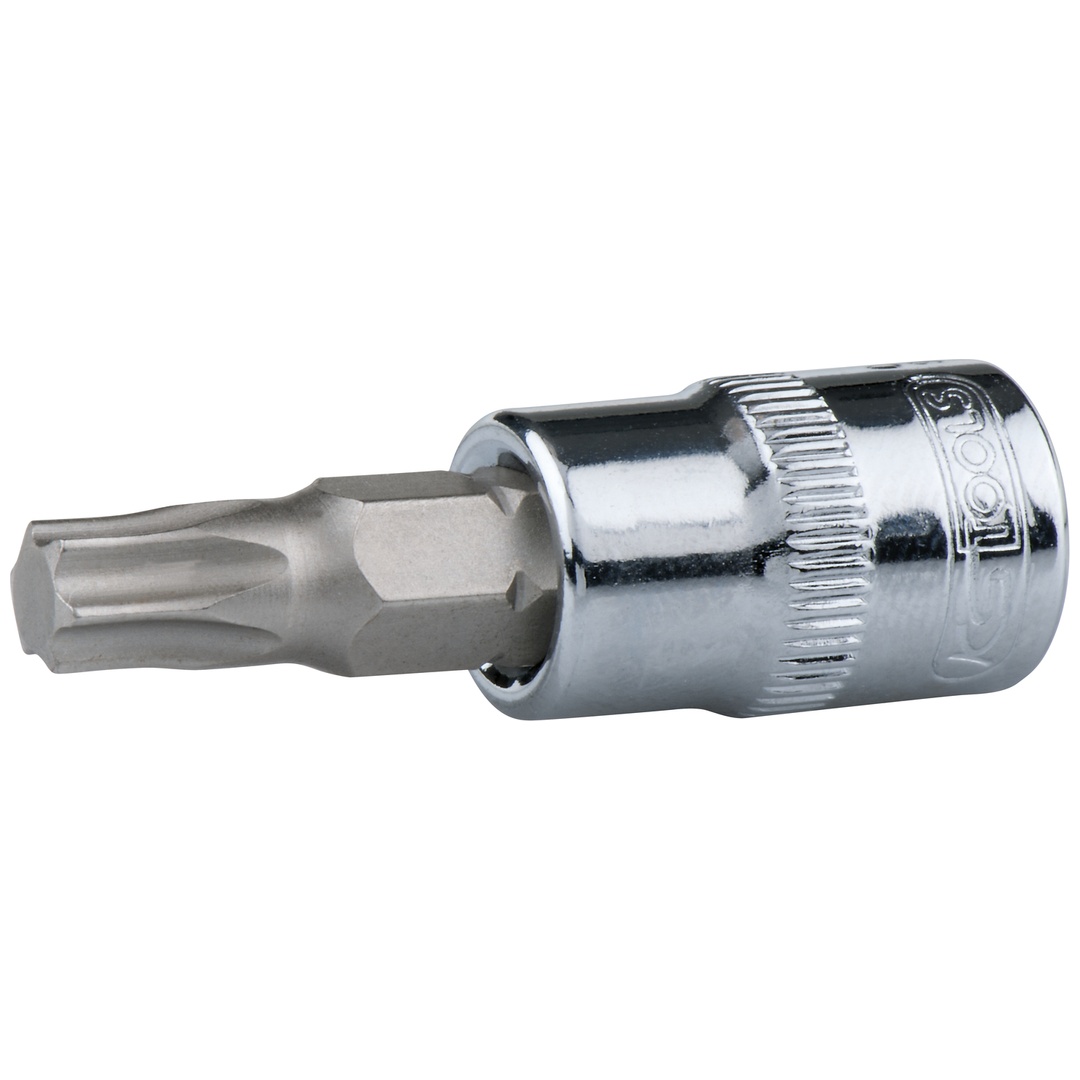 KS Tools 1/4 CHROMEplus Bit-Stecknuss TX, T40