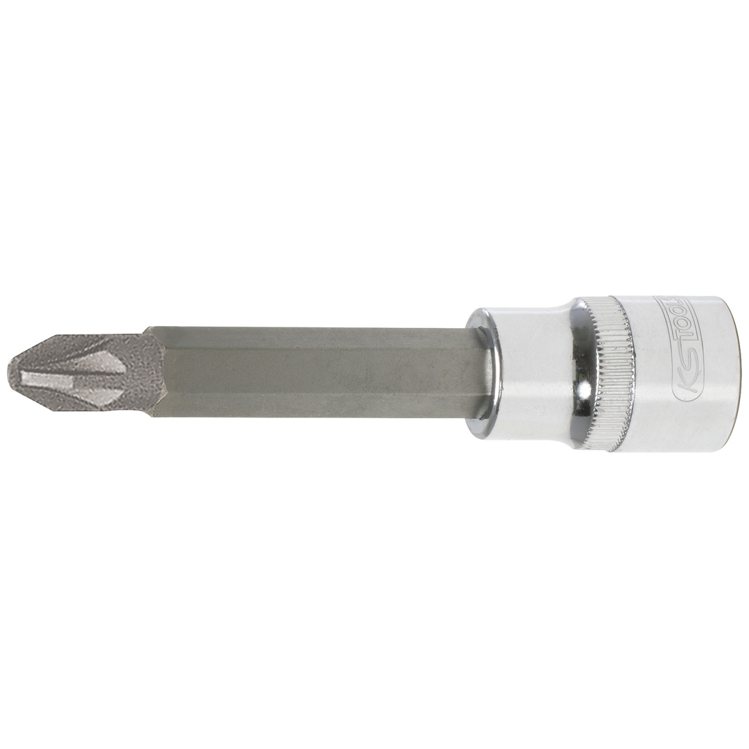 KS Tools 1/2 CHROMEplus Bit-Stecknuss, lang, PZ1