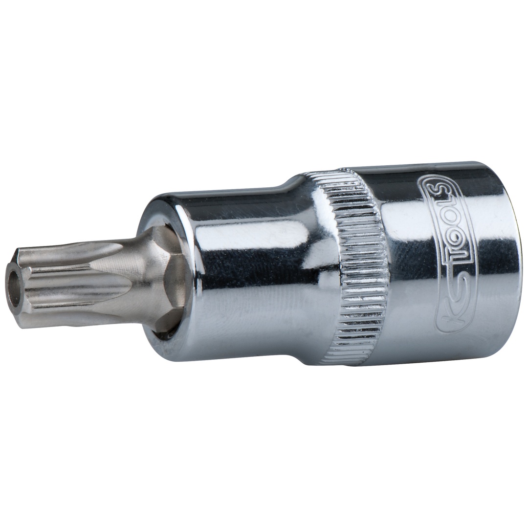 KS Tools 1/2 CHROMEplus Bit-Stecknuss TX mit Stirnlochbohrung,TB50