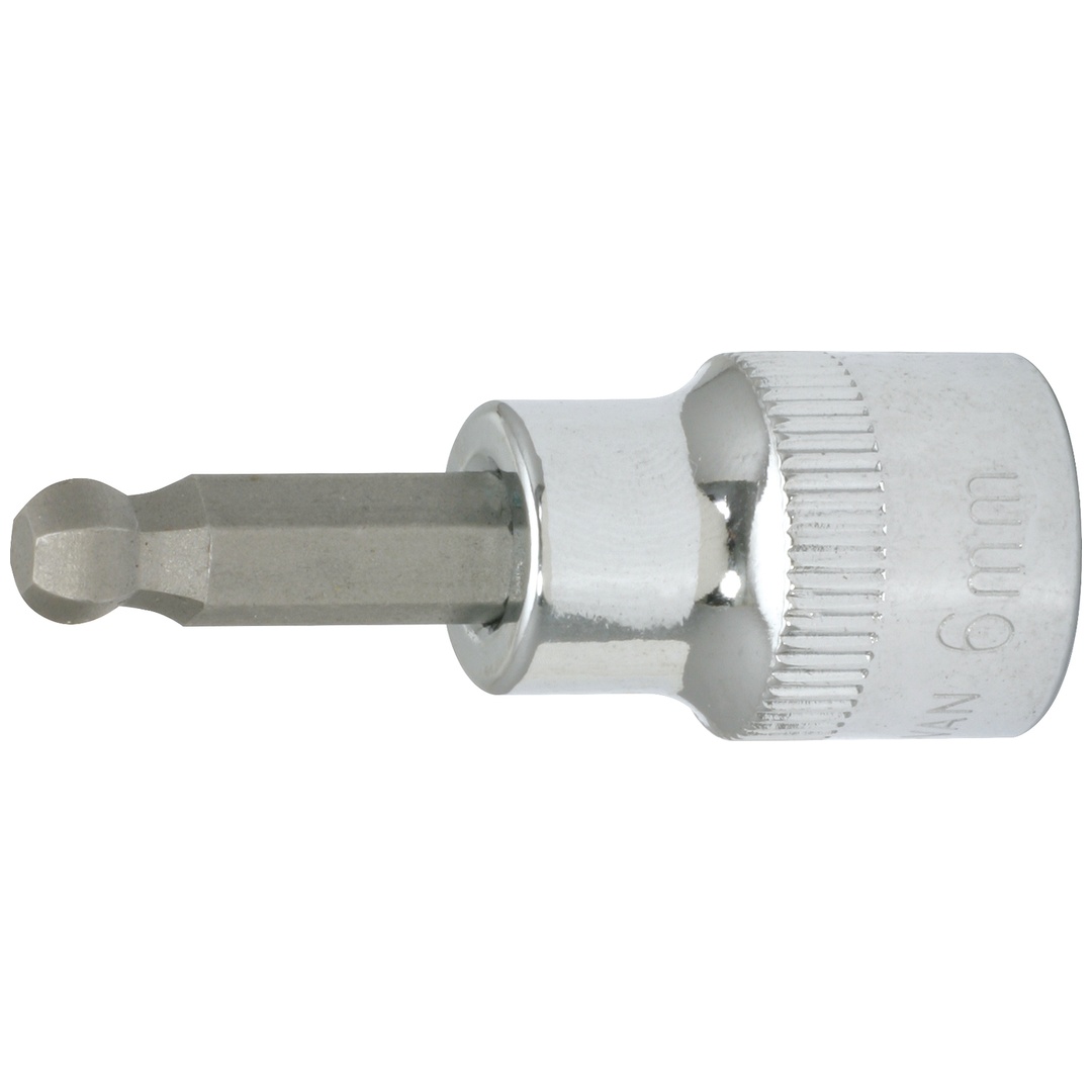 KS Tools 3/8 CHROMEplus Bit-Stecknuss Innensechskant,Kugelkopf,5 mm