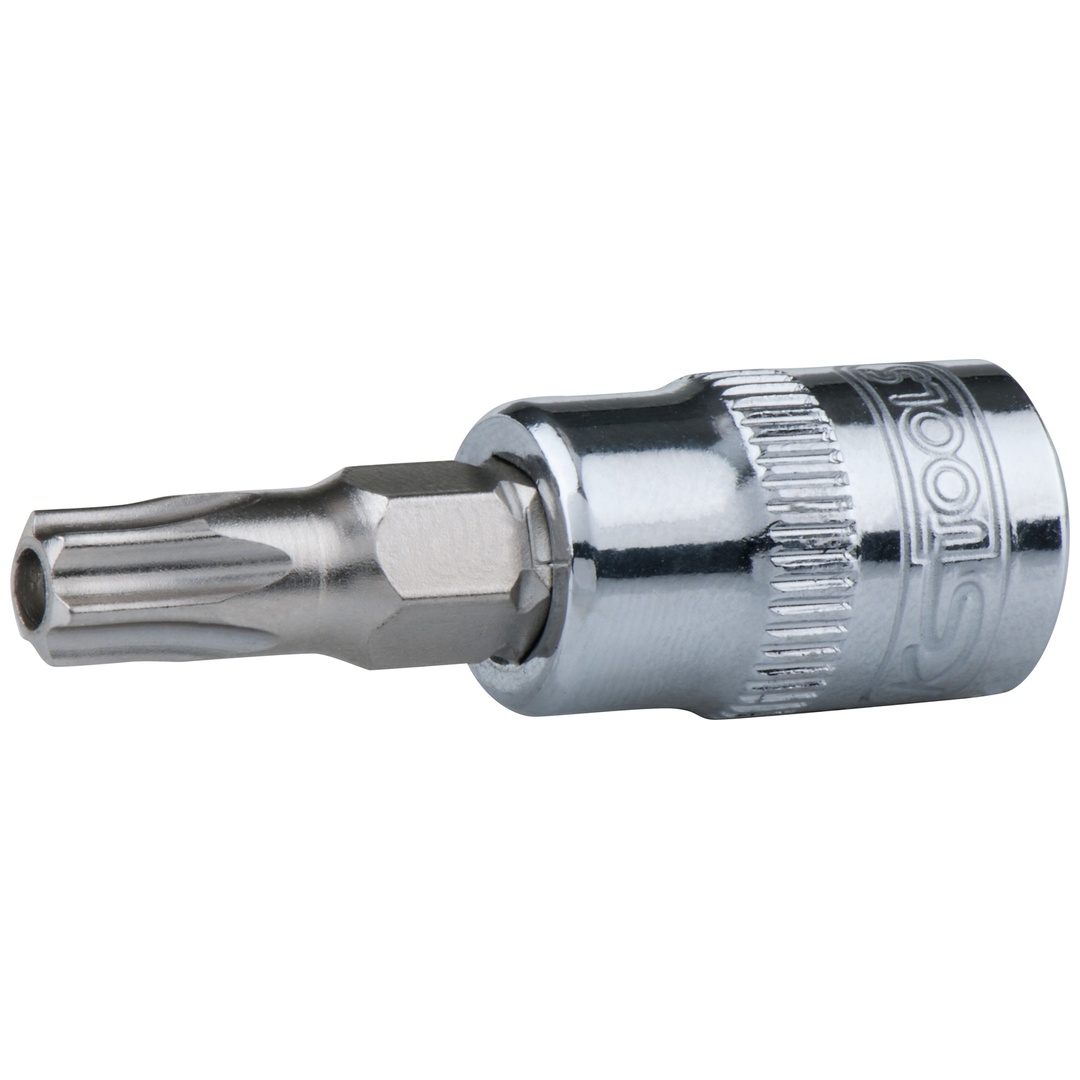 KS Tools 3/8 CHROMEplus Bit-Stecknuss TX mit Stirnlochbohrung,TB10