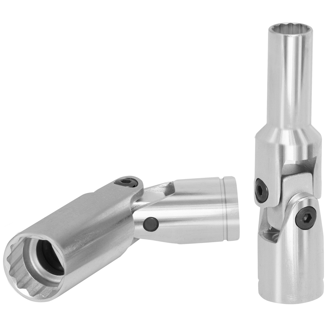 KS Tools 3/8 CHROMEplus 12-kant-Stecknuss mit Gelenk, 7/16