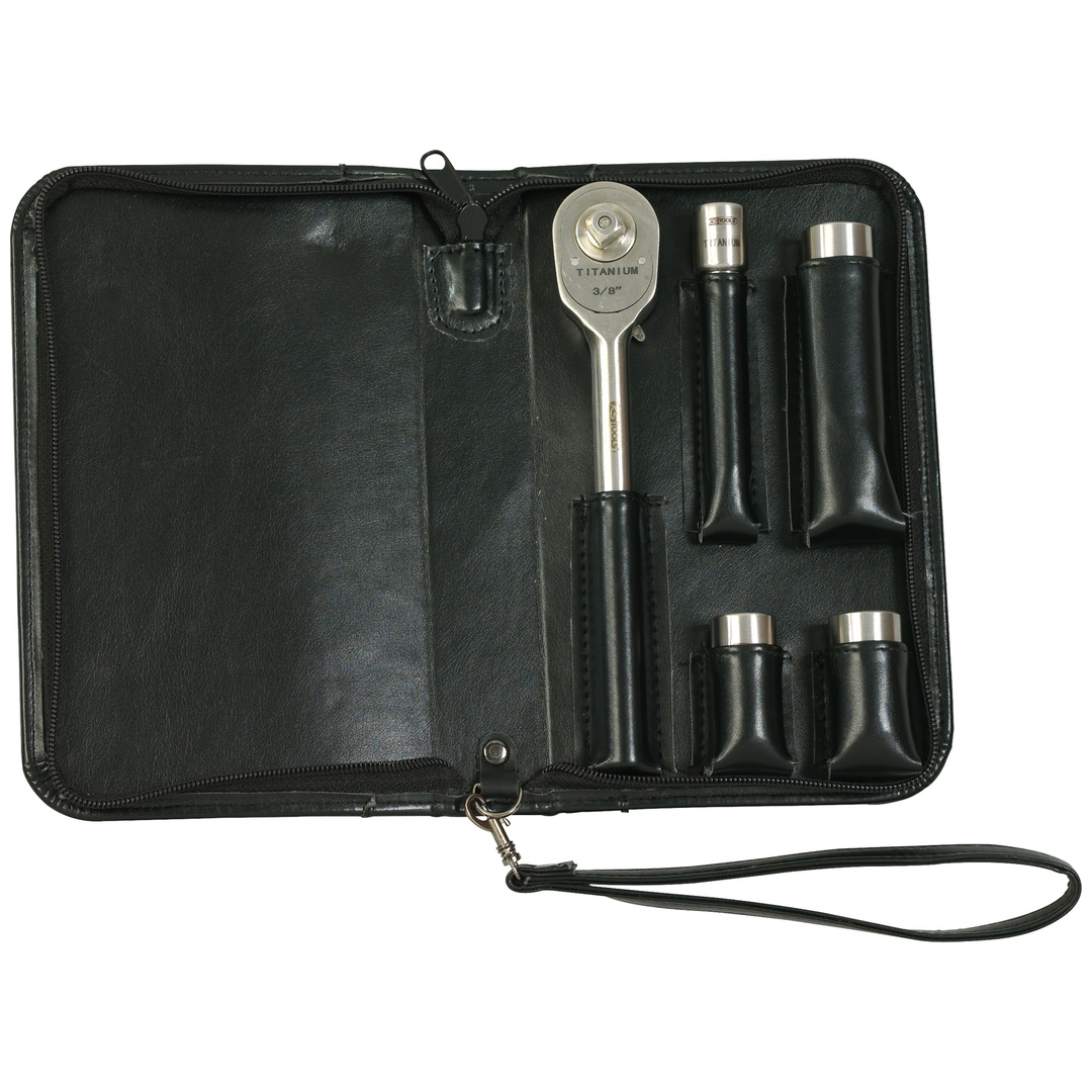 KS Tools 3/8 TITANplus Steckschlüsselnuss-Satz, 5-tlg