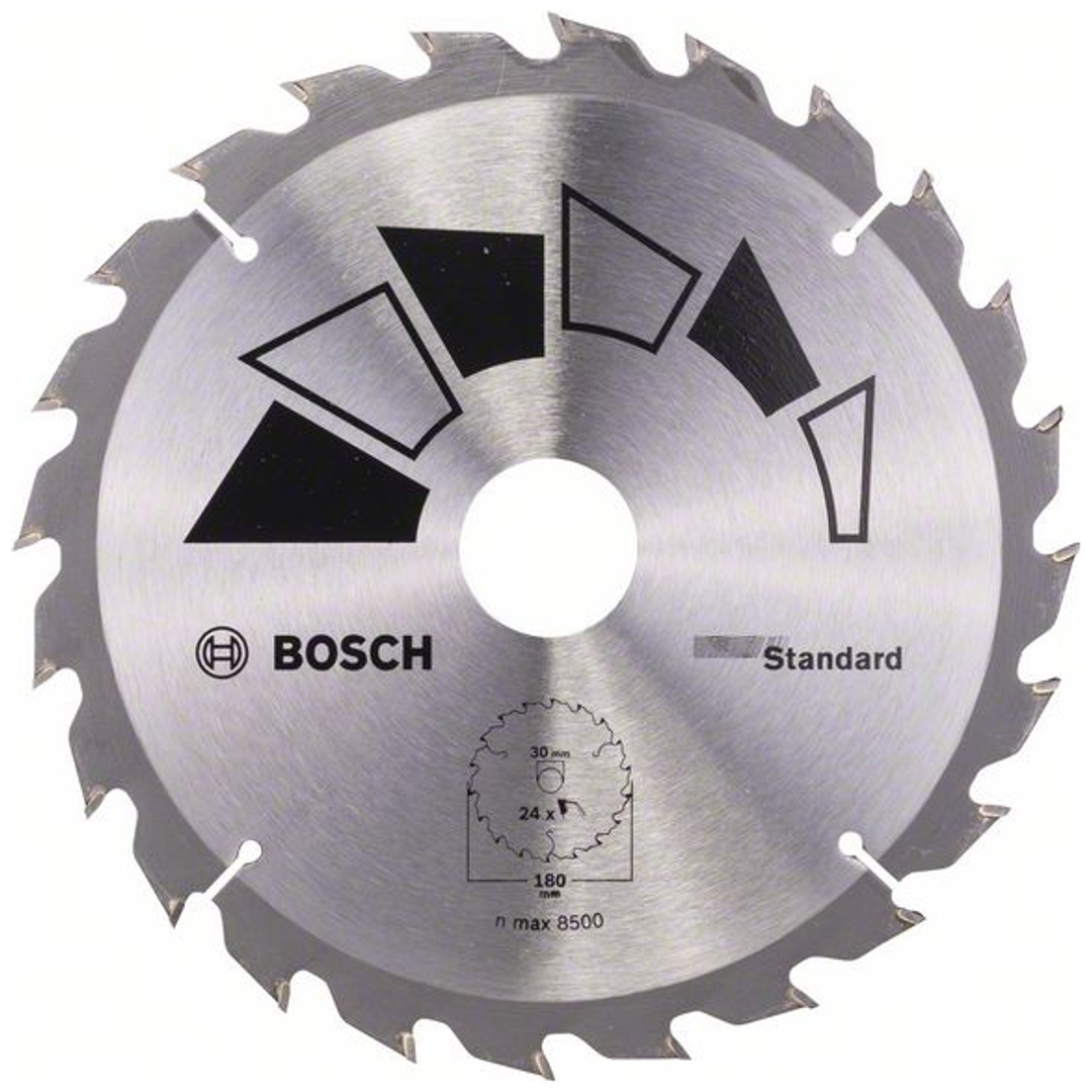 Bosch Kreissägeblatt STANDARD, DIY, 180 x 30 x 2,2 mm, 24