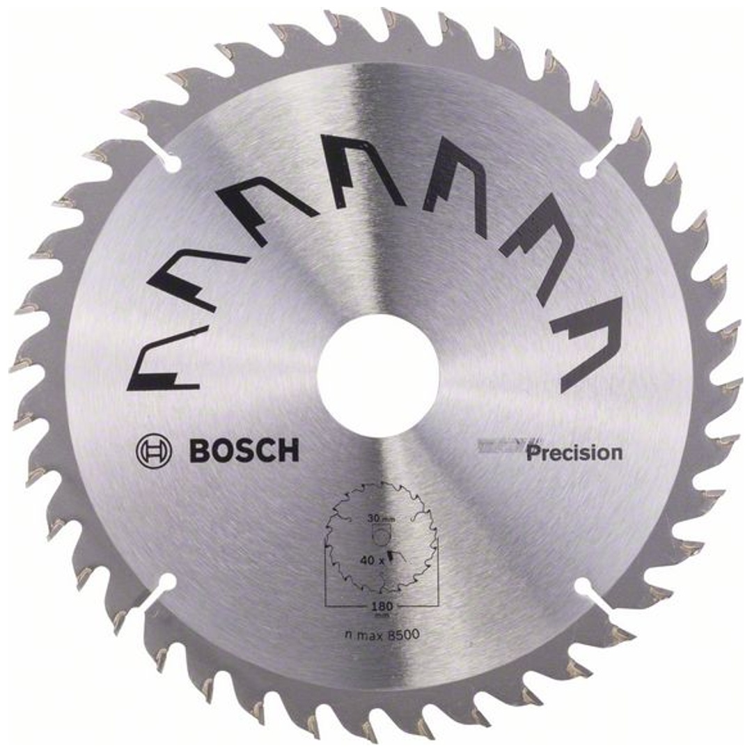 Bosch Kreissägeblatt PRECISION, DIY, 180 x 30 x 2,5 mm, 40