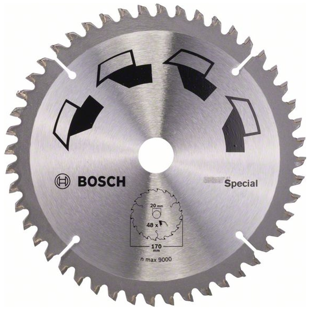 Bosch Kreissägeblatt SPECIAL, DIY, 170 x 20 x 2,5 mm, 48