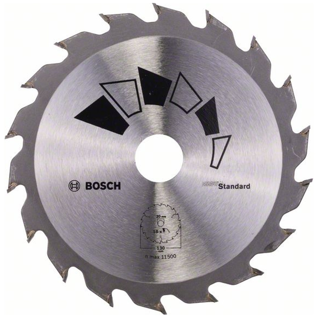 Bosch Kreissägeblatt STANDARD, DIY, 130 x 20 x 2,2 mm, 18
