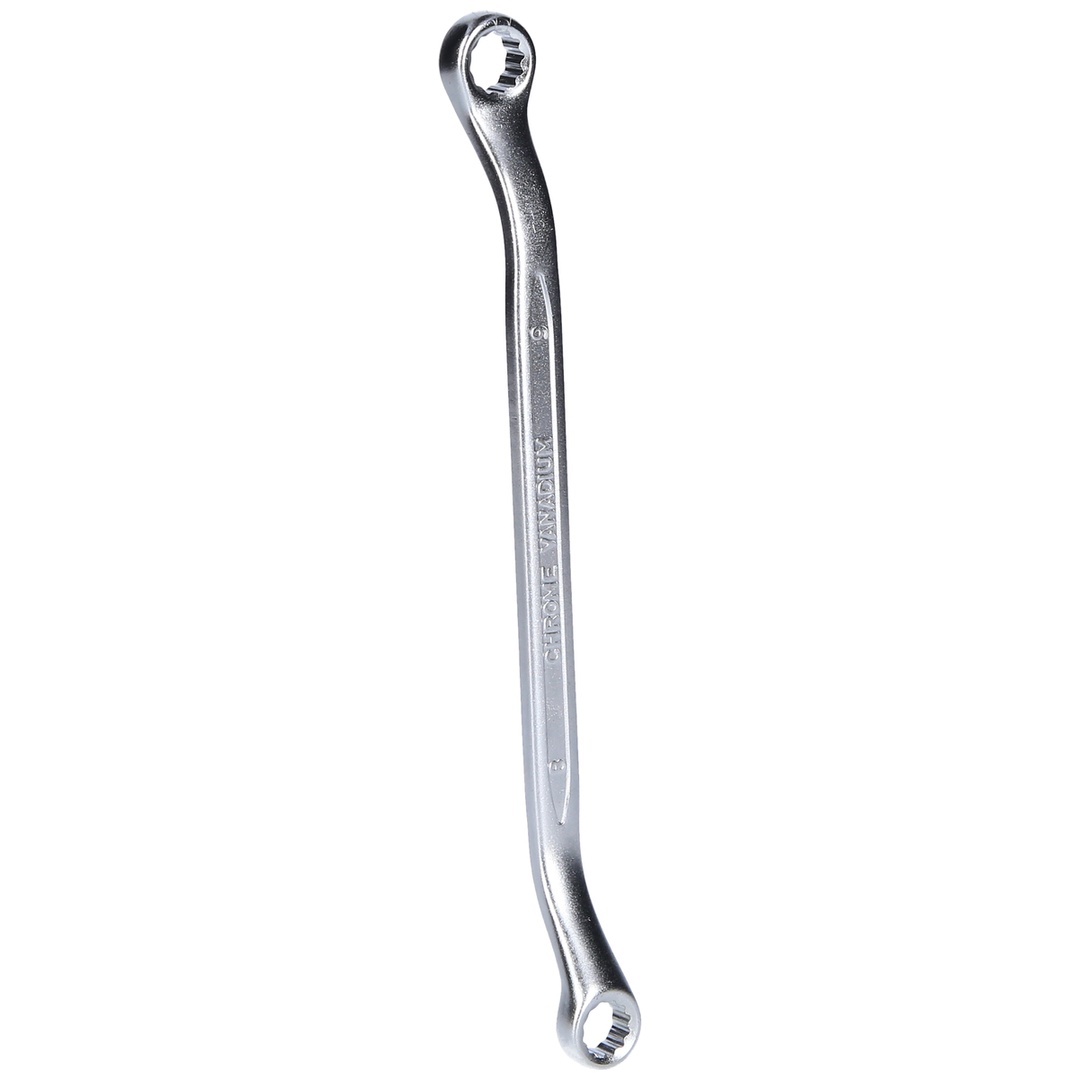 KS Tools Doppel-Ringschlüssel, leicht gekröpft, 8x9 mm