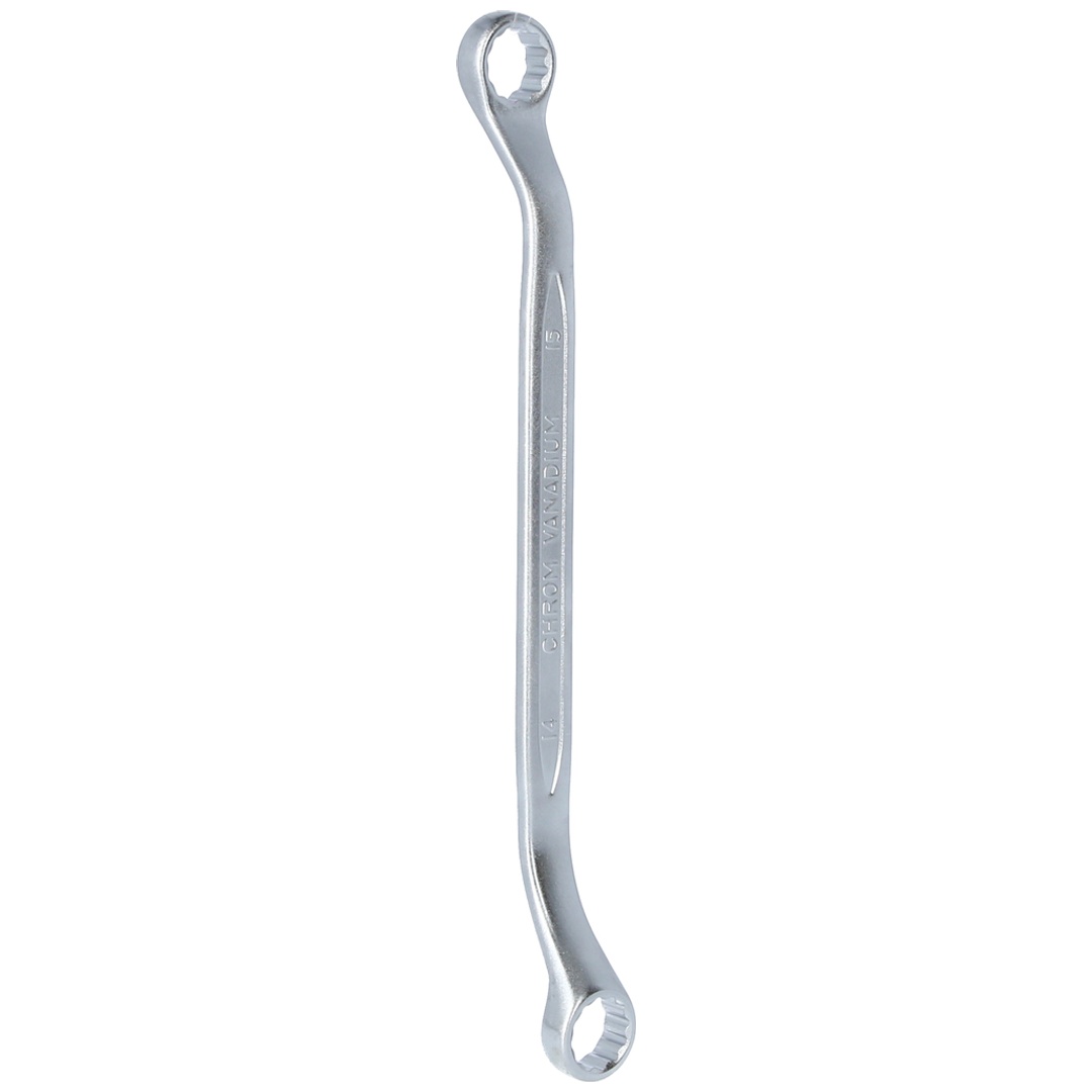 KS Tools Doppel-Ringschlüssel, leicht gekröpft, 14x15 mm