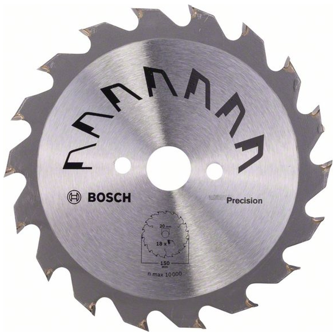 Bosch Kreissägeblatt PRECISION, DIY, 150 x 20 x 2,5 mm, 18