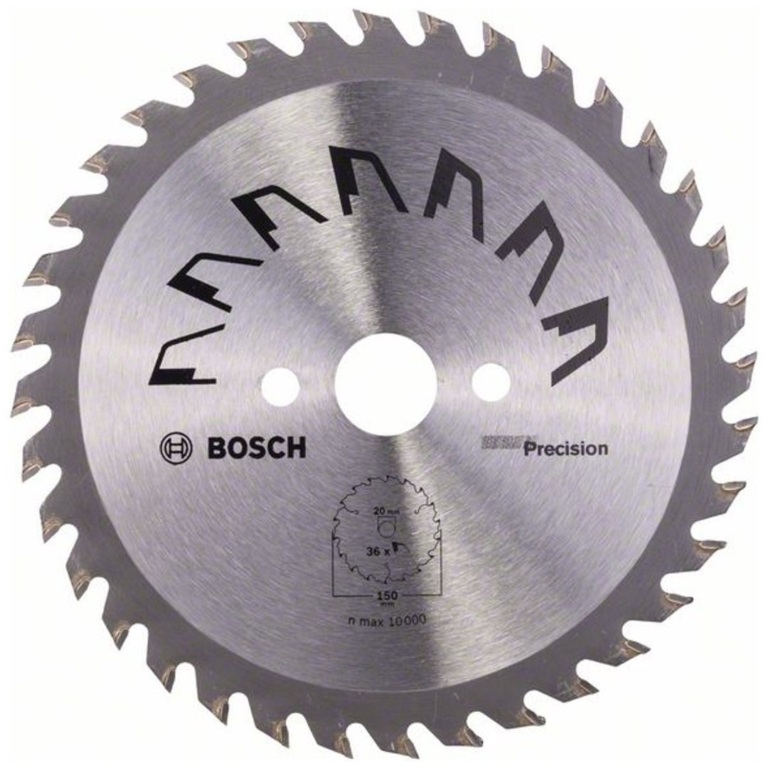 Bosch Kreissägeblatt PRECISION, DIY, 150 x 20 x 2,5 mm, 36
