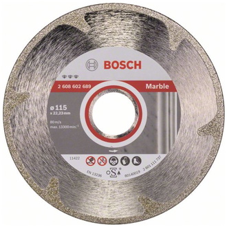 Bosch Diamanttrennscheibe Best for Marble, 115 x 22,23 x 2,2 x 3 mm