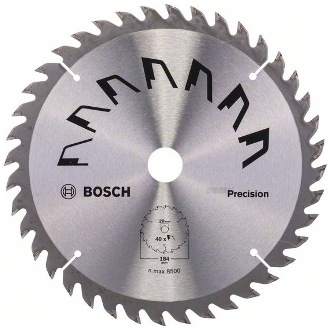 Bosch Kreissägeblatt PRECISION, DIY, 184 x 16 x 2,5 mm, 40