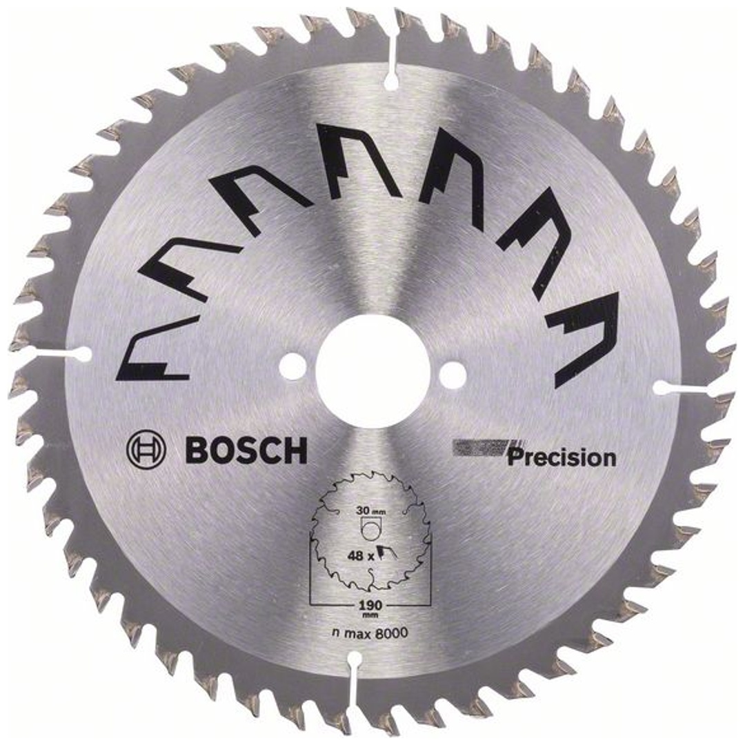 Bosch Kreissägeblatt PRECISION, DIY, 190 x 30 x 2,5 mm, 48