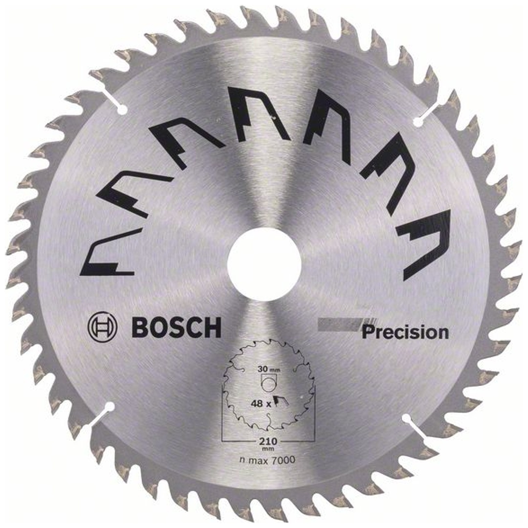 Bosch Kreissägeblatt PRECISION, DIY, 210 x 30 x 2,5 mm, 48