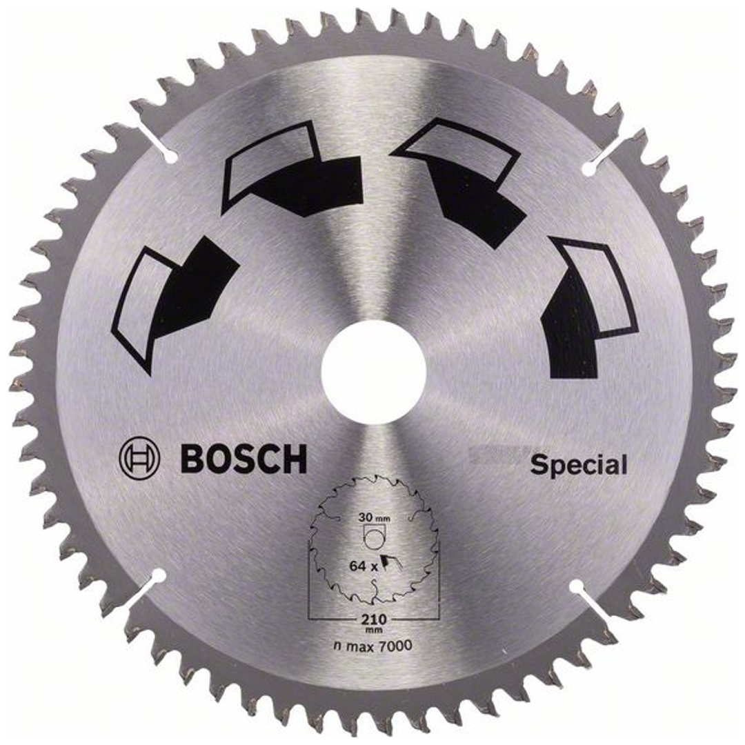 Bosch Kreissägeblatt SPECIAL, DIY, 210 x 30 x 2,5 mm, 64