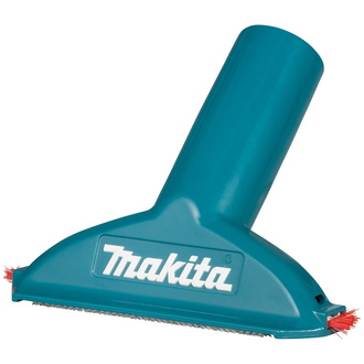 Makita Polsterdüse 120 mm, petrol, Seitenbürsten, für Staubsauger