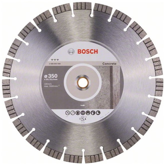 Bosch Diamanttrennscheibe Best for Concrete, 350 x 20,00/25,40 x 3,2 x 15 mm