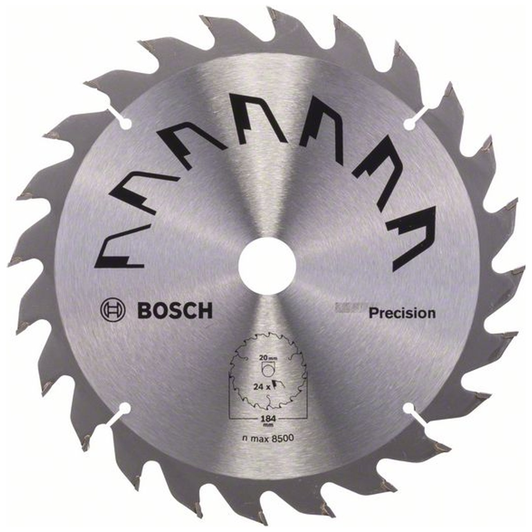 Bosch Kreissägeblatt PRECISION, DIY, 184 x 16 x 2,5 mm, 24