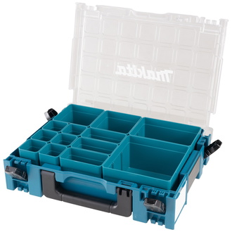 Makita MAKPAC-Organizer mit Boxeinsätzen