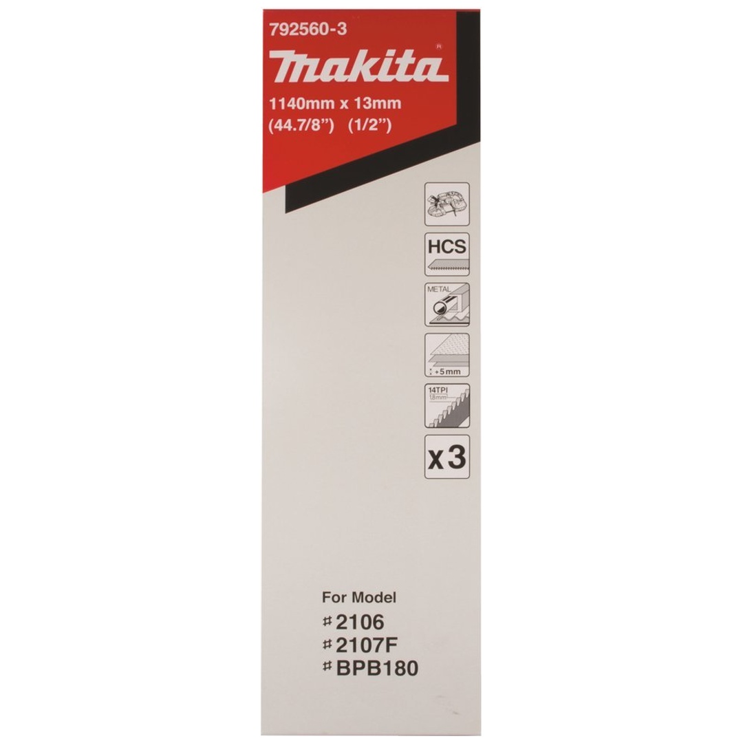 Makita Bandsägeblatt 14Z, 3 Stk.