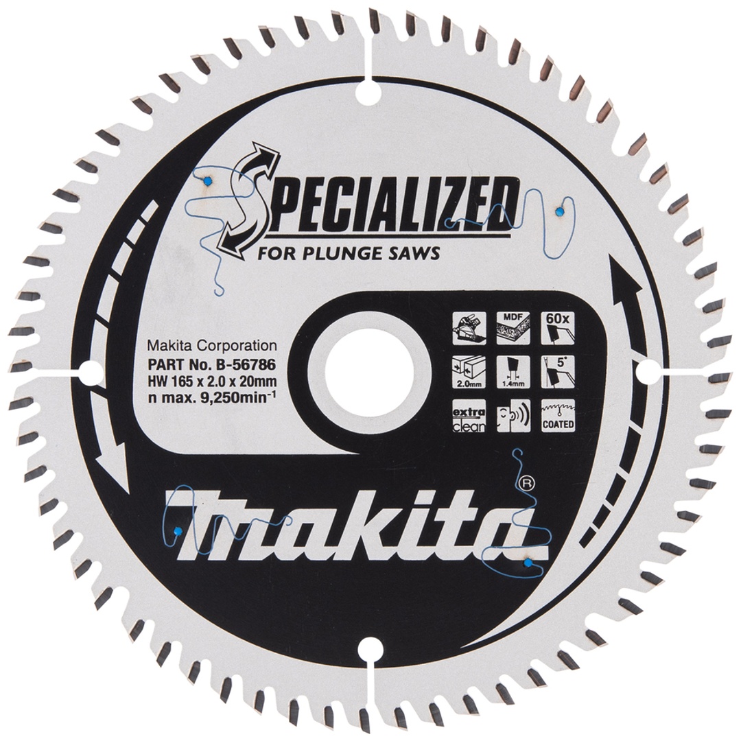 Makita SPECIALIZED Sägeblatt 165x20x60Z